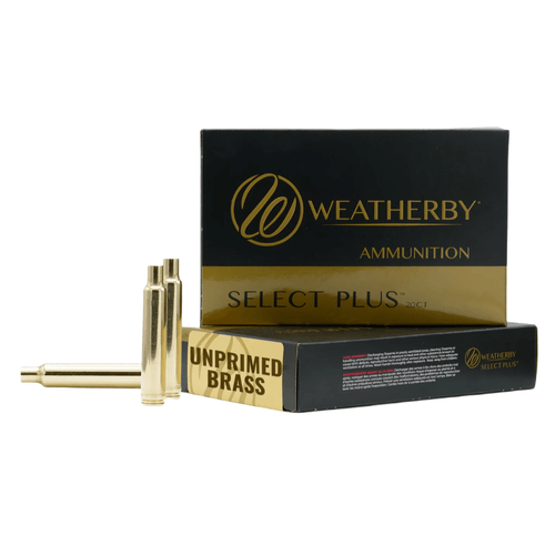 Weatherby Unprimed Brass Ammunition (20 Count)