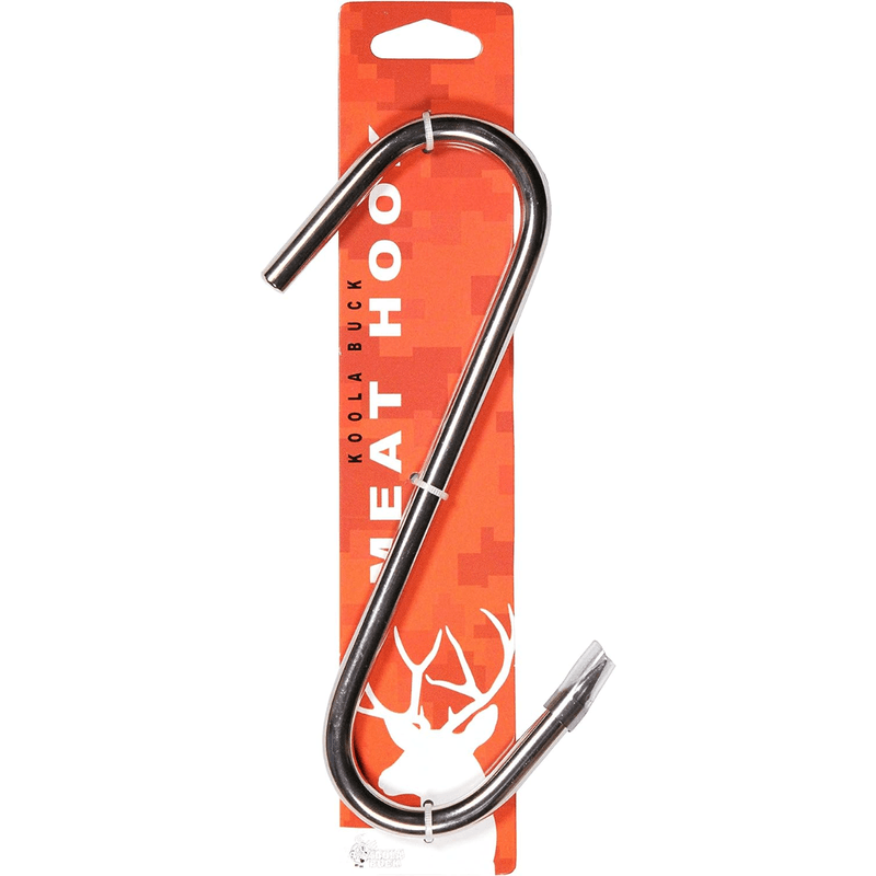 Koola Buck Single Pack Meat S- Hook 8 Stainless Steel