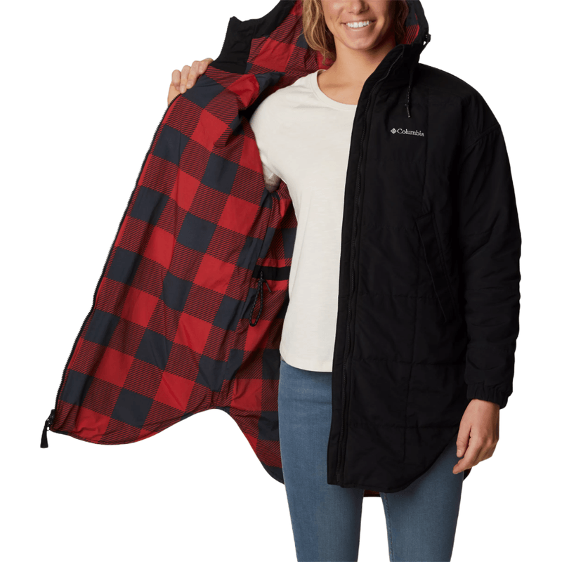 Columbia Women's Chatfield Hill Plaid Fleece-Lined Utility Jacket