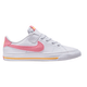 Nike Grade School Court Legacy Shoe  - Youth - White / Coral Chalk / Laser Orange.jpg