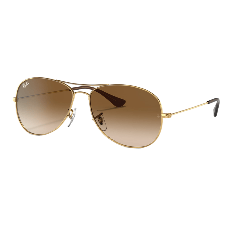 Ray-Ban-RB3498-Sunglasses---Gold---Cry-Brown