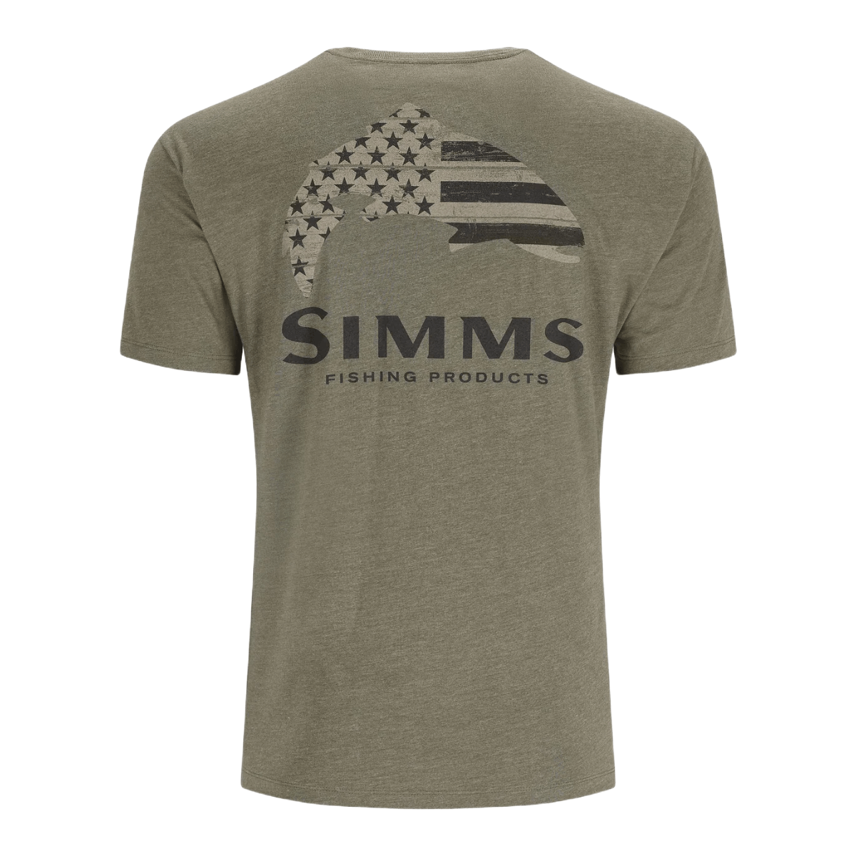 Simms Wooden Flag Trout TShirt Men's