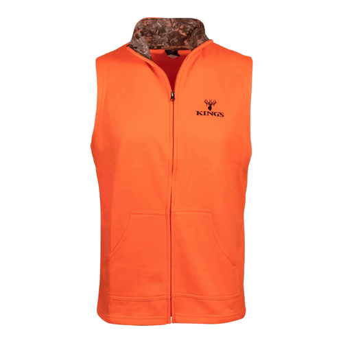 King's Camo Hunter Full-Zip Fleece Vest