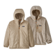 Patagonia Reversible Ready Freddy Hoodie - Youth - Oar Tan.jpg