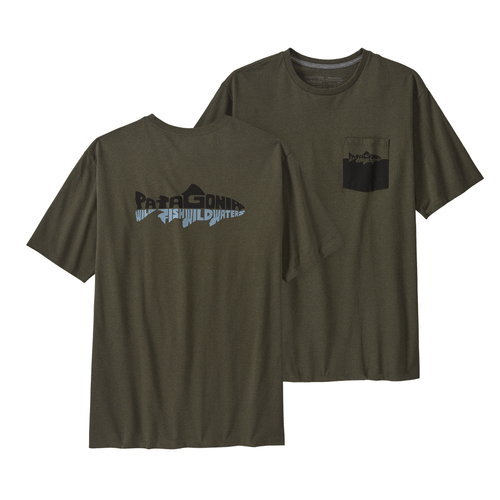 Patagonia Wild Waterline Pocket Responsibili-Tee Shirt - Men's