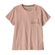Patagonia Ridge Rise Stripe Pocket Responsibili-Tee Shirt - Women's - Cozy Peach.jpg