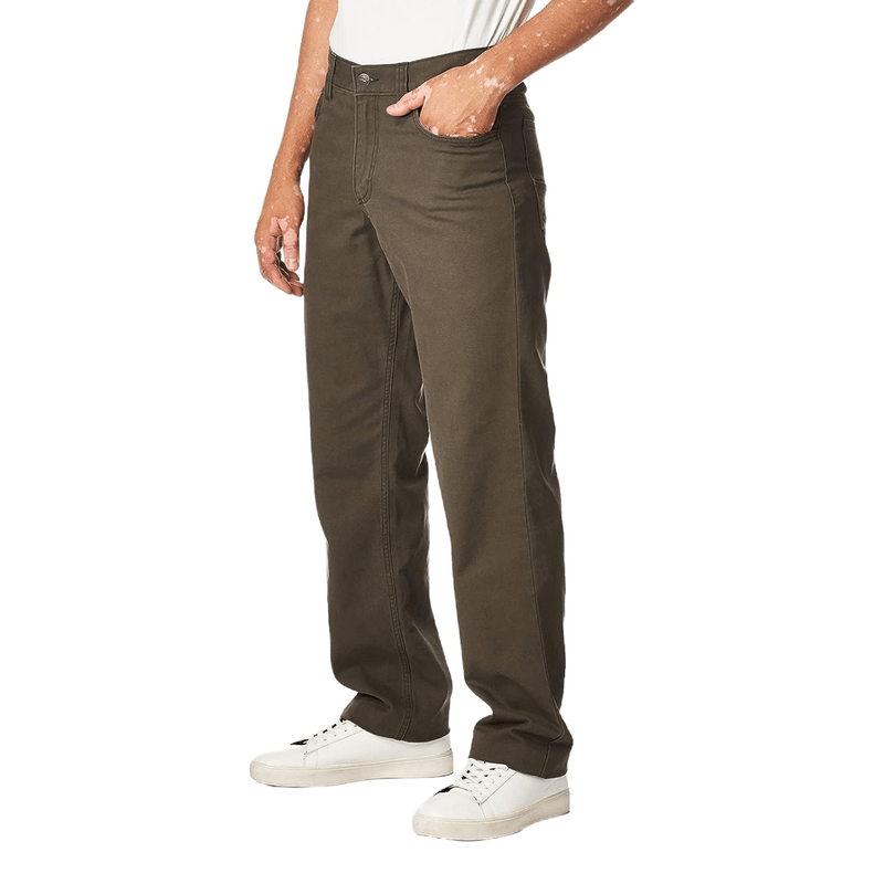 Men's Carhartt Rugged Flex Relaxed Fit Canvas Work Pant in Gravel 33 / 34