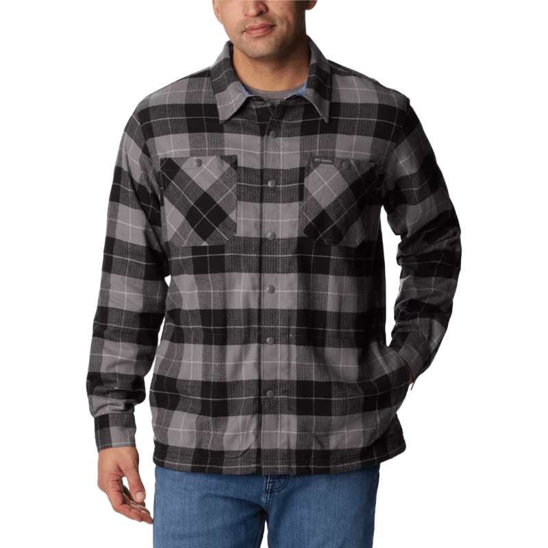 Columbia flannel cheap lined jacket