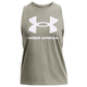 Under Armour Sportstyle Graphic Tank Top - Women's - Grove Green / White.jpg