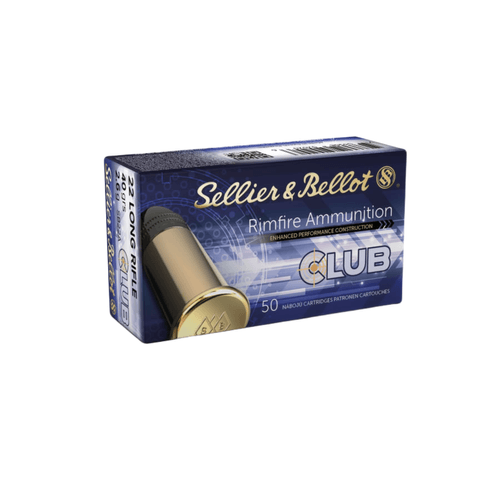Sellier And Bellot Ammo 22 Long Rifle Ammunition - Club