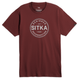 Sitka Reconnection T-Shirt - Dark Red.jpg