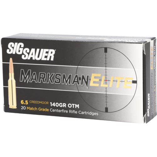 Sig Sauer Elite Marksman Elite 6.5 Creedmoor 140 Grain OTM Ammunition 20 Rounds