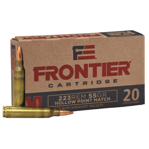 Hornady Frontier 223 Remmington 55 Grain FMJ Ammunition 20 Rounds