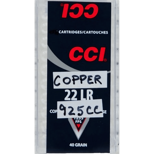 CCI Copper-22 22 Long Rifle Ammunition