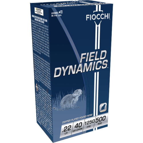 Fiocchi Shooting Dynamics 22 Long Rifle 40 Grain HP Ammunition 50 Rounds