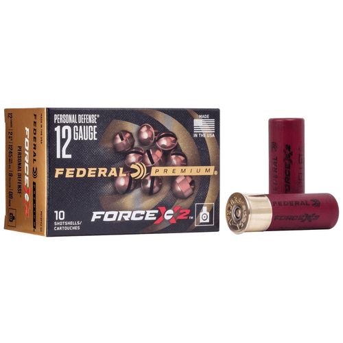 FEDERA PREMIUM FORCE X2 12 GAUGE 00 BUCKSHOT 1.75 inch AMMO 10 ROUNDS