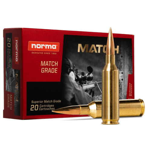Norma Ammunition Golden Target 6.5 PRC 143 Grain Golden Target BTHP Ammunition 20 Rounds