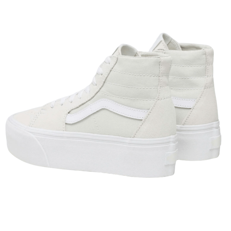 Vans white leather outlet high tops