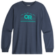 OUTRES OR ADVOCATE LONG SLEEVE TEE - Naval Blue / Verdant.jpg