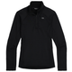 Outdoor Research Vigor Grid Fleece Quarter Zip - Women's - Black.jpg