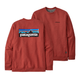 Patagonia P-6 Logo Uprisal Crew Sweatshirt - Burl Red.jpg