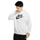 Nike Club Fleece Graphic Pullover Hoodie - Men's - White / Black.jpg