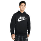 Nike Club Fleece Graphic Pullover Hoodie - Men's - Black / Black / White.jpg