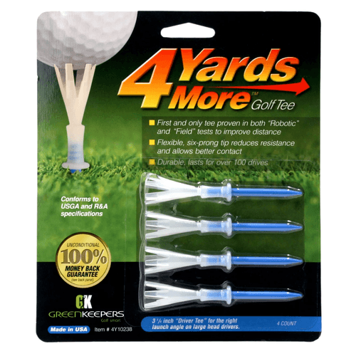 ProActive Sports 4 Yards More Golf Tee - 4 Pack