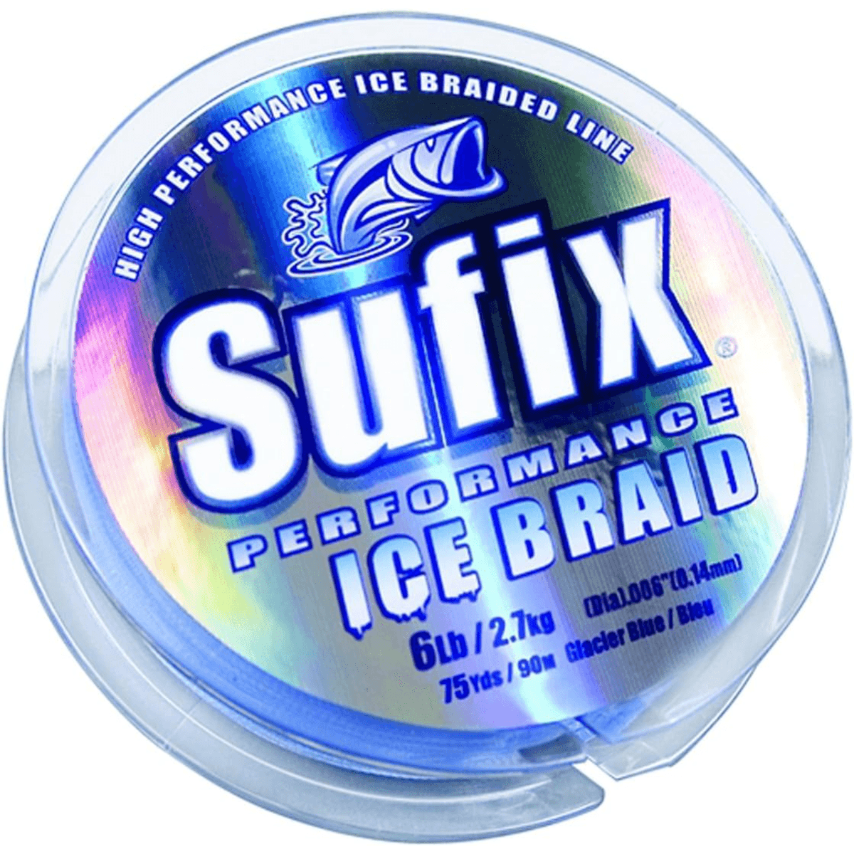 Sufix Performance Ice Braid 75 Yards - Glacier Blue - 20 lb.