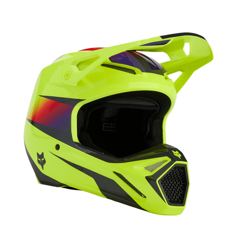 Fox-V1-Flora-Helmet---Yellow