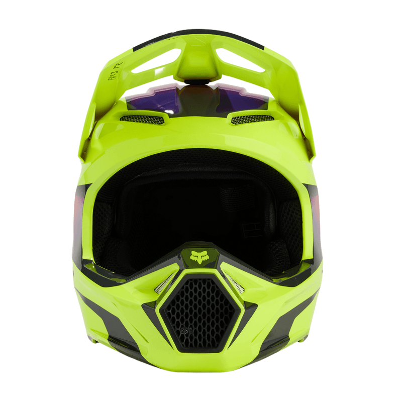 Fox-V1-Flora-Helmet---Yellow