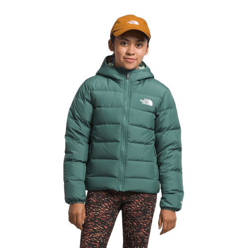 The North Face Printed Reversible North Down Hooded Jacket - Girls'