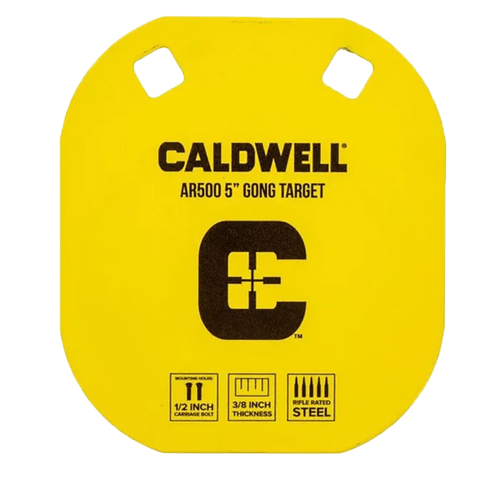 Caldwell AR500 Steel Yellow Gong Style Bolts Target