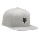 Fox Fox Head Snapback Hat - Steel Gray.jpg
