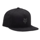 Fox Fox Head Snapback Hat - Black/Charcoal.jpg