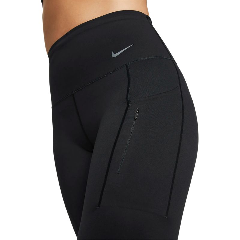 Nike Fast Mid-Rise 7/8-Leggings Dames - black/cool grey FB4656-010