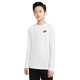 Nike Sportswear Long-Sleeve T-Shirt - Boys' - White / Black.jpg