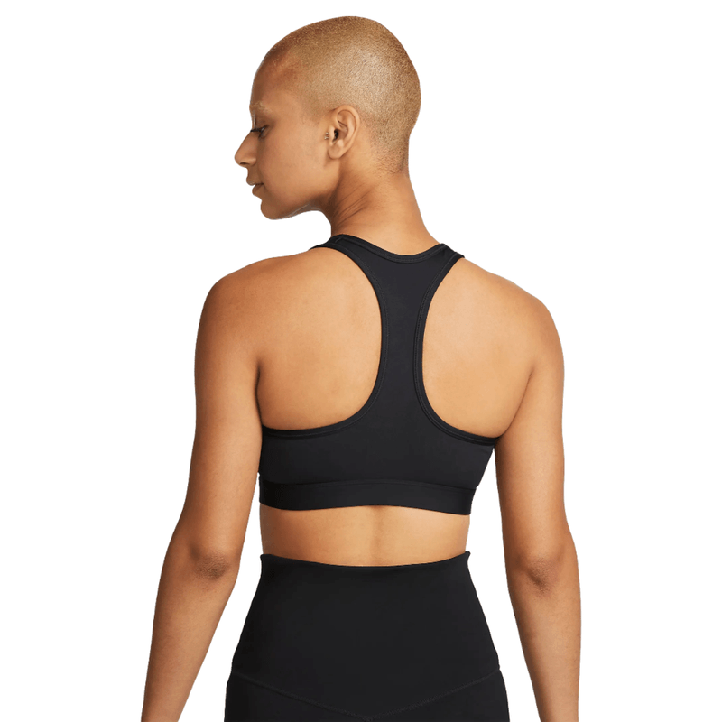 Nike Swoosh Medium Support Padded Sports Bra - Women's - Black / White.jpg