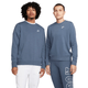 Nike Sportswear Club Fleece Crew-Neck Sweatshirt - Diffused Blue / White.jpg