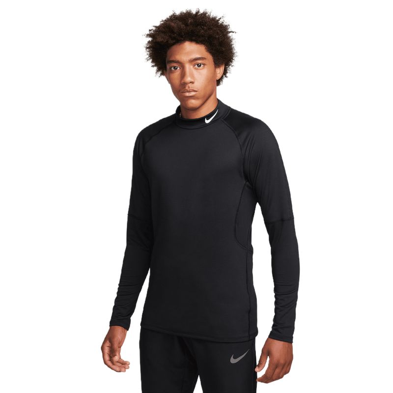 Nike Pro Dri-FIT Warm Long-Sleeve Mock Training Top - Men's 