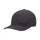 Hurley One & Only Corp Flexfit Baseball Hat - Men's - Dark Grey.jpg