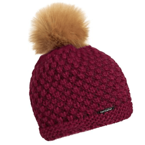 Turtle Fur Snowfall Faux Fur Pom Beanie