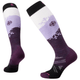 Smartwool Ski Full Cushion Snowpocalypse Pattern Over The Calf Sock - Women's - Purple Iris.jpg