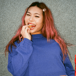 ROXY CHLOE KIM CREW NECK SWEATER - Royal Blue.jpg