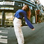 ROXY CHLOE KIM CREW NECK SWEATER - Royal Blue.jpg