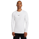 Nike Pro Warm Long-Sleeve Top - Men's - White / Black.jpg