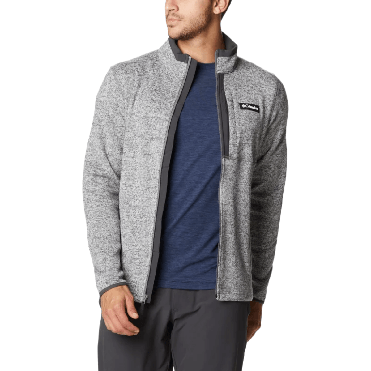 Columbia Men s Sweater Weather Full Zip City Grey Heather L