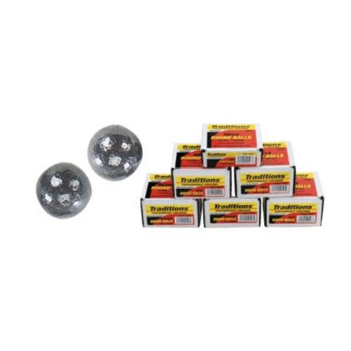 Traditions .50 Cal Rifle Lead Round Ball (20 Count)