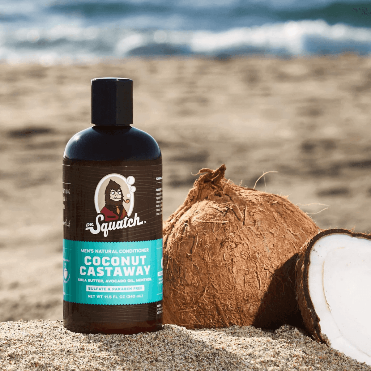 Dr. Squatch 3-Pack Coconut Castaway FREE SHIPPING 863765000049