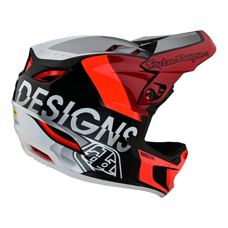 Troy-Lee-Designs-D4-Composite-Qualifier-Helmet-W-MIPS---Silver---Red